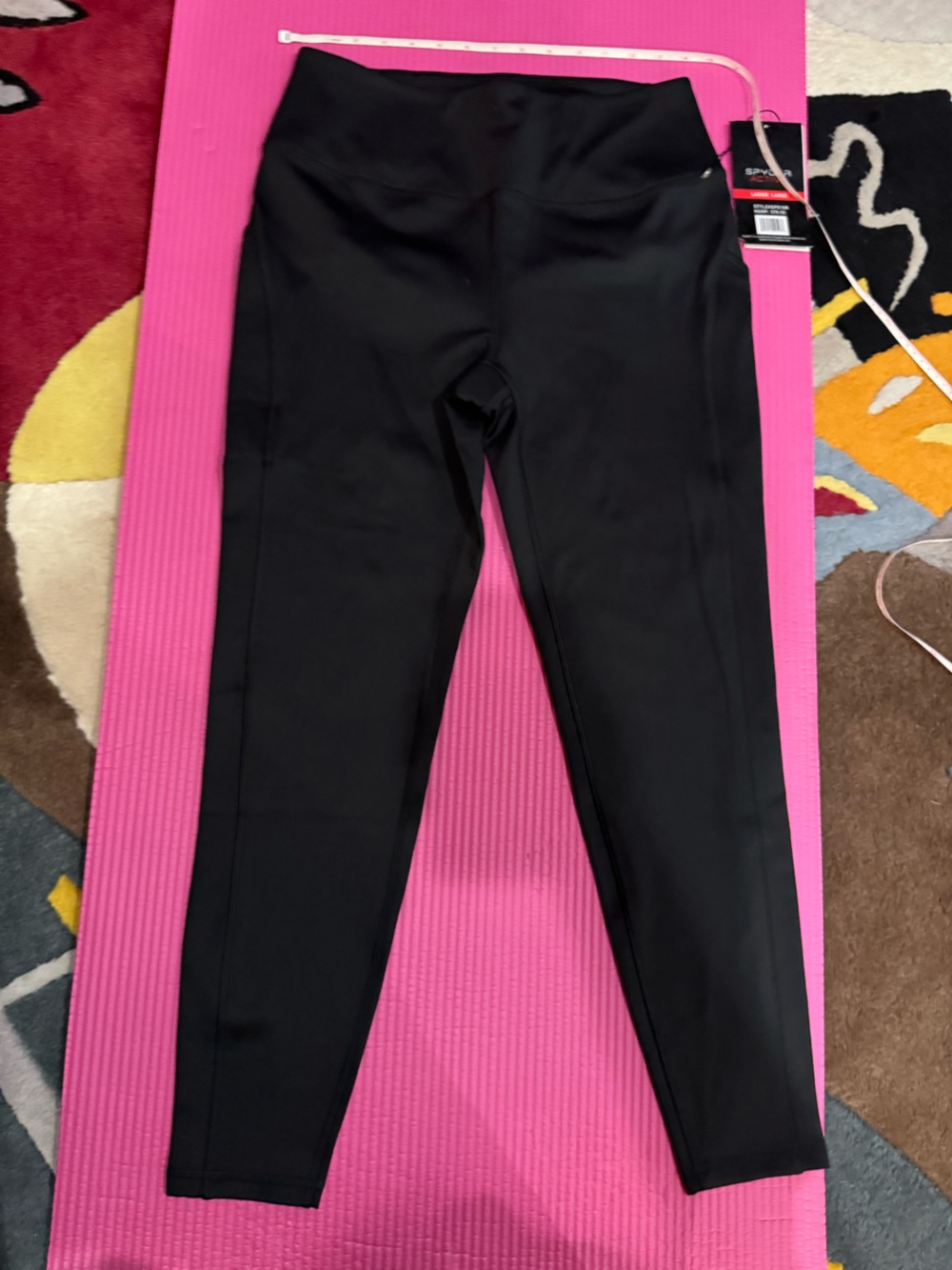 Spyder Kids Black Athletic Leggings